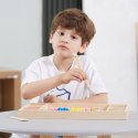 VIGA Drewniana Gra Kulki Złap i Dopasuj Układanka Montessori Viga Toys