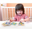 VIGA Poręczne Drewniane Puzzle Żyrafa Viga Toys