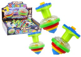 Kolorowy Świecący Dysk Kręcący Bączek Spinning Top LEAN TOYS