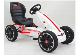 Gokart ABARTH Biały LEAN Sport