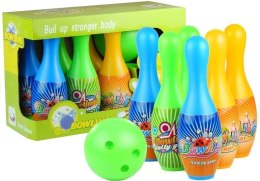 Zestaw do Gry w Kręgle 6 Kręgli + Kula Sport Gra LEAN Toys