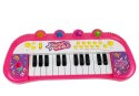 Pianinko Keyboard 24 klawisze Różowe LEAN Toys