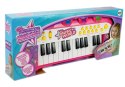 Pianinko Keyboard 24 klawisze Różowe LEAN Toys