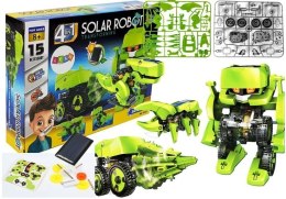 Robot Solarny 4 w 1 Tyranozaur Rex Owad Zestaw Edukacyjny Naukowy LEAN Toys