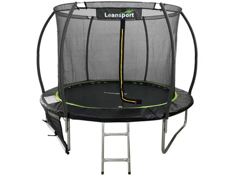 Trampolina LEAN Sport Max 10ft Czarno-Zielona LEAN Sport