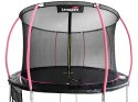 Trampolina LEAN Sport Max 14ft Czarno-Różowa LEAN Sport