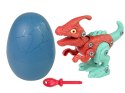 Zestaw Dinozaur Parasaurolophus z Jajkiem DIY Śrubokręt LEAN Toys