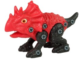 Zestaw Dinozaur Triceratops z Jajkiem DIY Śrubokręt LEAN Toys