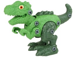 Zestaw Dinozaur Tyranozaur Rex z Jajkiem DIY Śrubokręt Zielony LEAN Toys