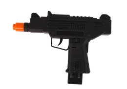 Pistolet Czarny Dla Dzieci Wibracje Dźwięk LEAN Toys