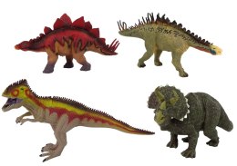 Ogromny Zestaw Dinozaurów 6 szt Duże Modele Figurka Dinozaur LEAN Toys