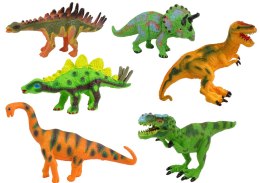 Zestaw Dinozaurów Figurki Modele 6 Sztuk Akcesoria LEAN Toys