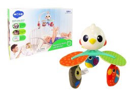 Karuzela Dla Niemowląt Do Łóżeczka Wózka Kolorowe Ptaszki Melodia LEAN Toys