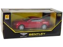 Samochód Bentley 1:24 Napęd Frykcyjny Czerwony LEAN Toys