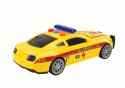 Sportowe Auto Ambulans Światła Dźwięk Żółty Napęd LEAN Toys