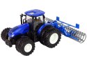 Traktor Zdalnie Sterowany 1:24 Niebieski Agregat Talerzowy Metal LEAN Toys