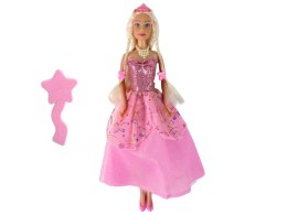 Lalka Różowa Lucy Księżniczka Akcesoria Do Włosów LEAN Toys