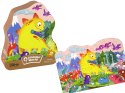 Puzzle Dinozaur Wulkan 48 Elementów LEAN Toys