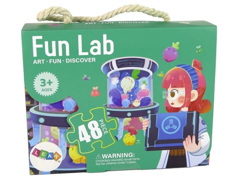 Puzzle Dla Dzieci Układanka Laboratorium 48 elem. LEAN Toys