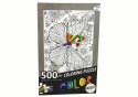 Puzzle Do Kolorowania 500 Elementów Motyl LEAN Toys