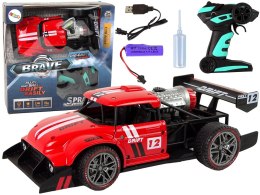 Auto Zdalnie Sterowane Sportowe R/C 1:16 Czerwone Para Wodna LEAN Toys