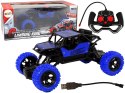 Auto Zdalnie Sterowane Terenowe R/C 1:18 Niebieskie. LEAN Toys