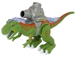 Dinozaur z Katapultą Chodzi Strzela Zielony LEAN Toys