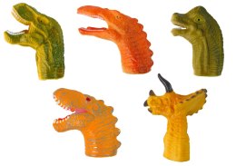 Pacynki na Palce Dinozaury Zwierzęta 5 Szt. LEAN Toys