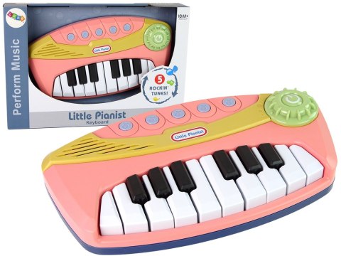 Pianino Interaktywne Różowe Little Pianist LEAN Toys