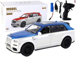 Auto R/C 1:20 Biało-Niebieskie Zdalnie Sterowane LEAN Toys