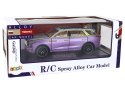 Auto RC 1:24 Samochód Pojazd E-9 Aluminiowy Zdalnie Sterowany Fioletowe LEAN Toys