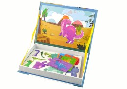 Książka Magnetyczna Dinozaury 36 Elementów LEAN Toys