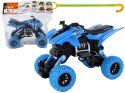 Pojazd Terenowy Pchacz Quad XC Gumowe Koła Niebieski LEAN Toys