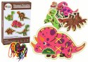 Gra Zręcznościowa Raj Dinozaurów Sznurowane Kolorowe LEAN Toys