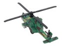 Helikopter Wojskowy Śmigłowiec Militarny Aluminiowy Mix Dźwięk Światła LEAN Toys