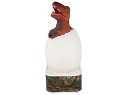 Lampka Jajko Dinozaur LED Micro USB Czerwony T-Rex LEAN Toys