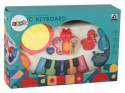 Pianinko Edukacyjne Klawisze Instrumenty Motylki Panel Edukacyjny Muzyczny LEAN Toys