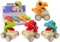 Autko Dinozaur Jeżdżący Z Napędem Auto Dla Najmłodszych MIX LEAN TOYS