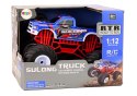 Auto Terenowe Zdalnie Sterowane 2.4G RC 1:12 Truck Niebieski LEAN Toys