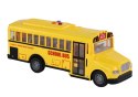 Autobus Szkolny 1:16 Napęd Frykcyjny Otwierane Drzwi Światła Dźwięki Żółty LEAN Toys