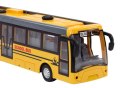 Autobus Szkolny Bus Zdalnie Sterowany Przegubowy RC 1:32 Żółty LEAN Toys