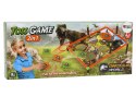 Gra Zręcznościowa Rzut Woreczkiem Obręczą 2w1 Plansza Dinozaury LEAN Toys