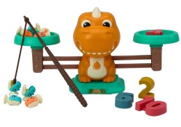 Nauka Liczenia Gra Edukacyjna Waga Szalkowa Dinozaury Matematyka Karty LEAN Toys