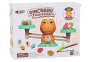 Nauka Liczenia Gra Edukacyjna Waga Szalkowa Dinozaury Matematyka Karty LEAN Toys