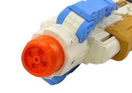 Pistolet Karabin Na Wodę Szary Rozkładane Ramię 1000 ml Zasięg 8m LEAN Toys