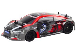 Autko Zdalnie Sterowane RC 1:18 Gumowe Koła Drift Czerwony LEAN Toys