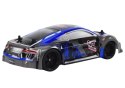 Autko Zdalnie Sterowane RC 1:18 Gumowe Koła Drift Niebieski LEAN Toys