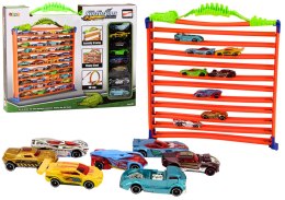 Garaż Parking Tor Samochodowy 2w1 Resoraki Pętla 360* Zestaw LEAN Toys