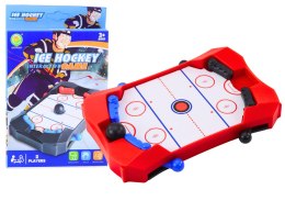 Gra Zręcznościowa Mini Gra Hockey Czerwona LEAN TOYS