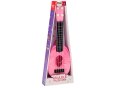 Ukulele Dla Dzieci Mini Gitara 4 Struny Motyw Brzoskwini Gitarka Różowa 15″ Marka niezdefiniowana